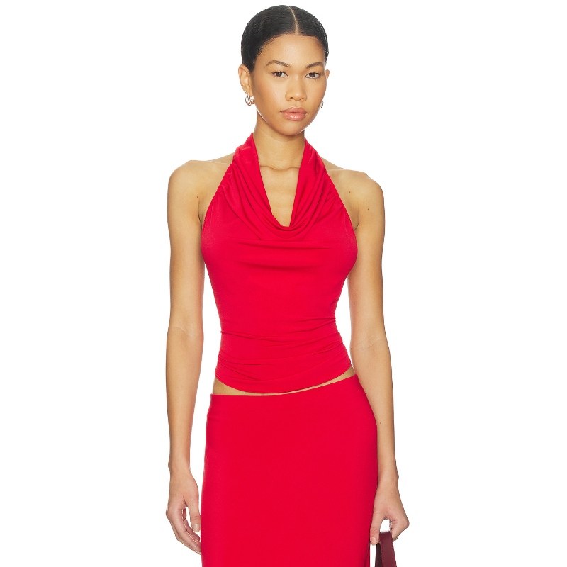 Bella Venice THE ELSA 吊带上装 红色REVOLVE小众新款