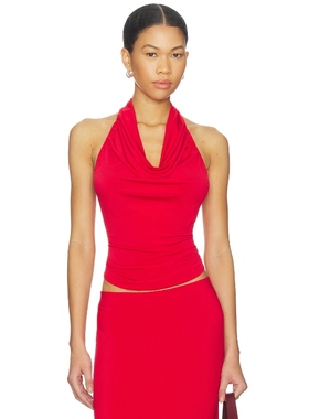 Bella Venice THE ELSA 吊带上装 红色REVOLVE小众新款