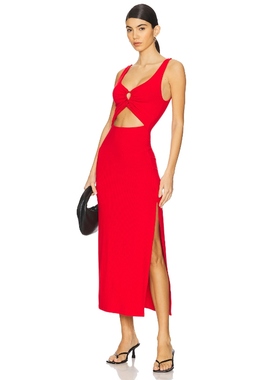 LSPACE CAMILLE 裙子 红色REVOLVE小众新款
