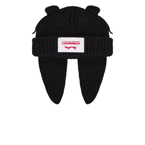 Charles Jeffrey LOVERBOY黑色贴布弯檐棒球帽甜美风早秋REVOLVE