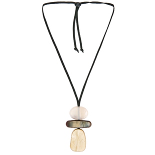 8 Other Reasons AMALFI DRIP 垂褶项链 黑色REVOLVE小众新款