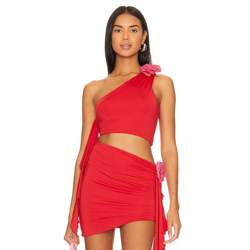 [冬季新品]Lovers and Friends 同款单肩吊带上衣REVOLVE,女装/女士精品,衬衫,淘宝优惠券,粉丝福利购,淘宝优惠卷