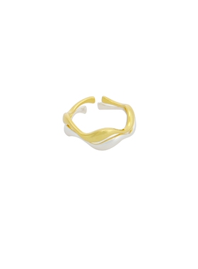 Casa Clara Hele Asymmetric Ring Duo revolve小众新款
