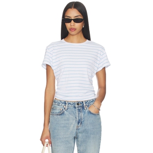 perfectwhitetee Stripe Boxy Crewneck Tee 26春夏新品 revolve