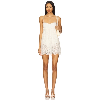 [冬季新品]AFRM ARIA 裙子 奶油色REVOLVE小众