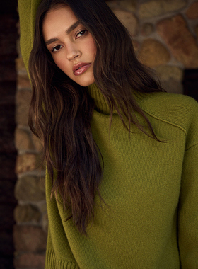 [冬季新品]A.L.C. ARCHIE 毛衣 橄榄色REVOLVE小众