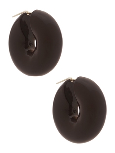 Uncommon Matters STRATUS 圆环耳饰 revolve小众新款 巧克力色