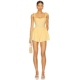 REVOLVE小众新款 Your 黄色吊带连体裤 Show 休闲短裤 Mumu 美式