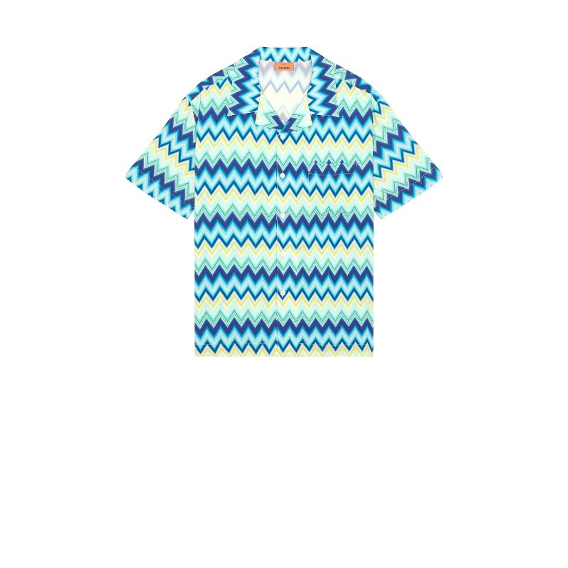 [冬季新品]Missoni 米索尼 衬衫 青色REVOLVE小众