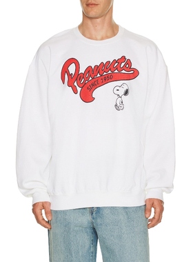 Junk Food PEANUTS 运动衫 白色REVOLVE小众新款