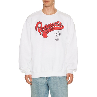 Junk Food PEANUTS 运动衫 白色REVOLVE小众新款