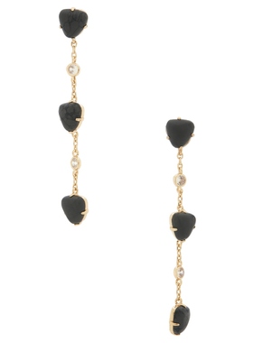 Ettika BLACK SOLSTICE 悬挂耳饰 金属金色REVOLVE小众新款