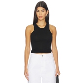 春季 Top 新品 Racerback Jersey Rohe Merino 黑色辣妹风REVOLVE