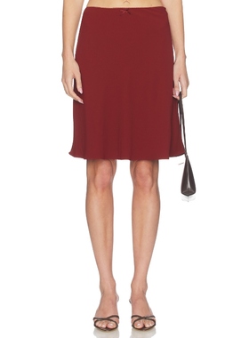 ASTR the Label SKIRT 半身裙 橘子色系REVOLVE小众新款