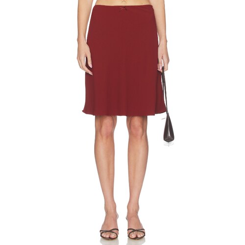 [春季新品]ASTR the Label SKIRT半身裙橘子色系REVOLVE小众新款