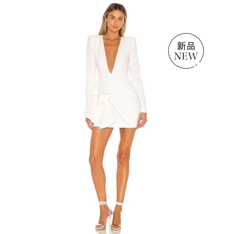 Michael Costello FENA 连衣裙女夏revolve时尚小众新款