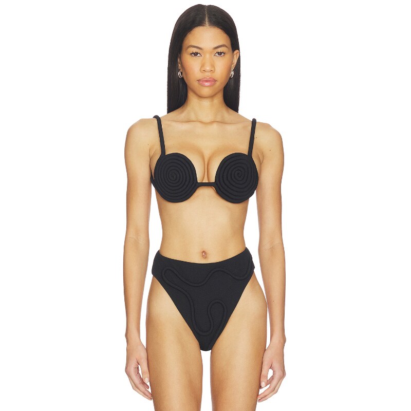Nau Bikinis ATHENS 比基尼文胸上衣 黑色 y2k辣妹风REVOLVE小众