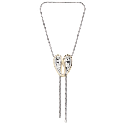 Demarson AMOUR 项链 金属银色 REVOLVE小众新款