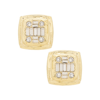 AMINA MUADDI JEANNE 耳饰 金属金色REVOLVE小众新款