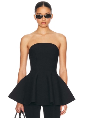 Helsa MAUDE 上装 黑色静奢风老钱风REVOLVE小众新款