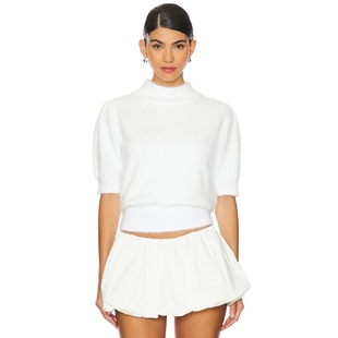 白色REVOLVE小众新款 衬衫 SWEATER Bobi