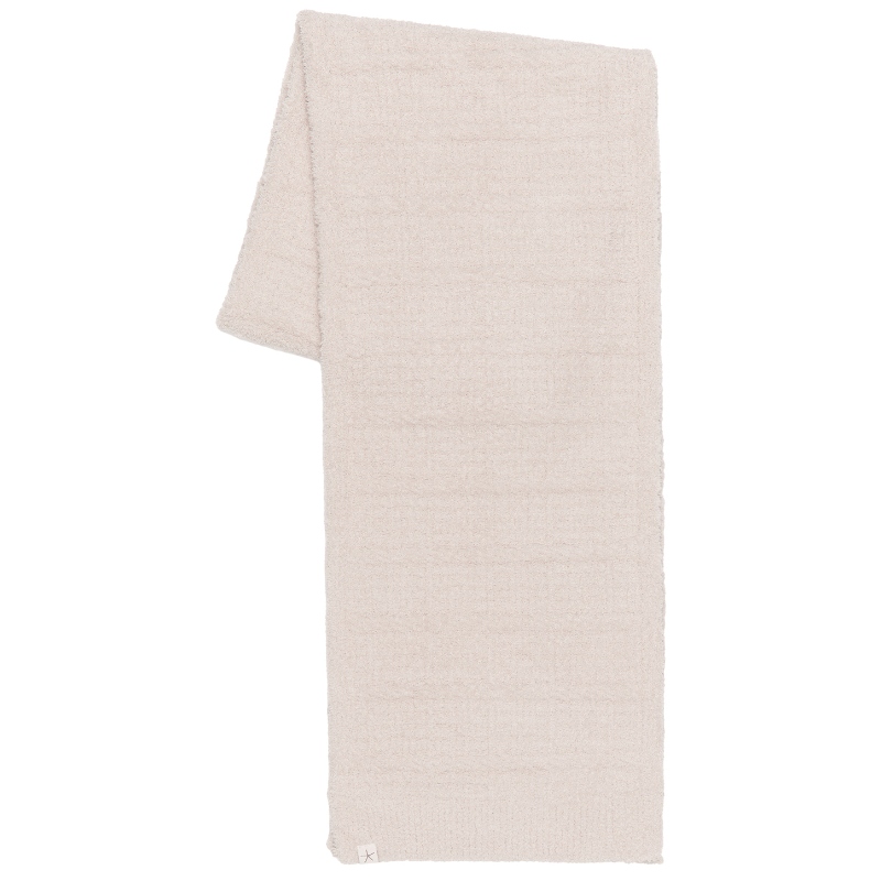 Barefoot Dreams COZYCHIC GRID SCARF 围巾 淡灰色REVOLVE小众新