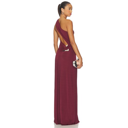 [春季新品]Lovers and Friends ELIZABETH 长裙酒红色REVOLVE