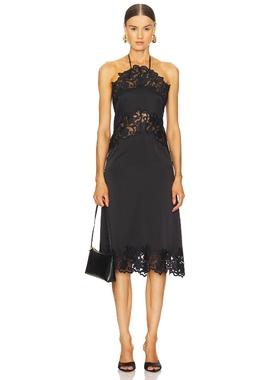 L'Academie 裙子黑色性感挂脖露背连衣裙REVOLVE