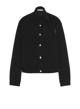 [冬季新品] POST ARCHIVE FACTION (PAF) 牛仔夹克黑色REVOLVE