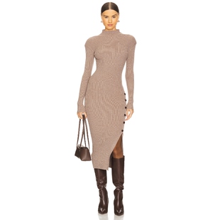 ASTR the Label SORYN SWEATER 裙子 灰褐色REVOLVE小众新款