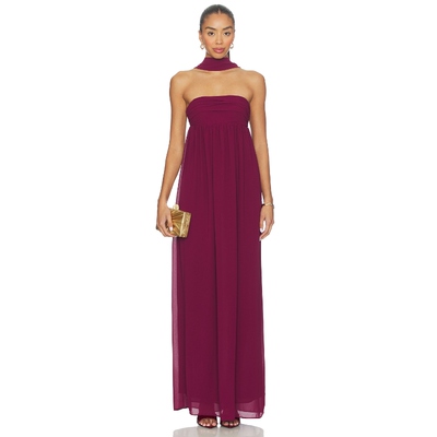 Lovers and Friends SOLEIL 长裙 酒REVOLVE小众新款