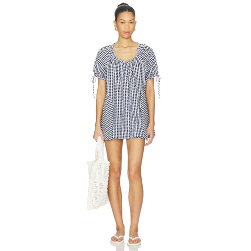 Free People FREE PEOPLE FARLEY 条纹棉布连衣裙 26春夏新品 rev