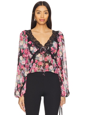 For Love & Lemons 上装 黑色REVOLVE