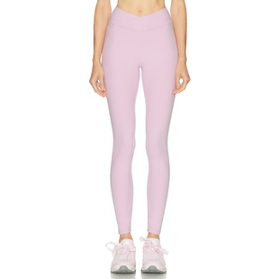 THE 运动复古风REVOLVE小众新款 粉色 打底裤 437