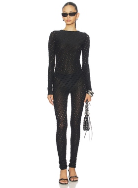 Palmatic Studio PHOENIX 连身裤 黑色 美式休闲风REVOLVE小众新