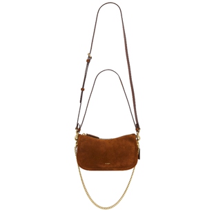 Coach 蔻驰 WAVERLY 单肩包 棕色美拉德手提包REVOLVE小众新款