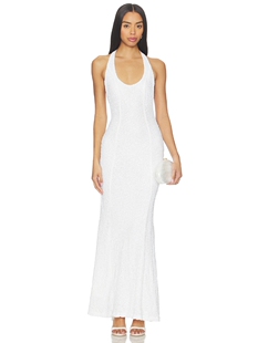 GUIZIO SCARF OPEN NECK 裙子 revolve小众新款 象牙白