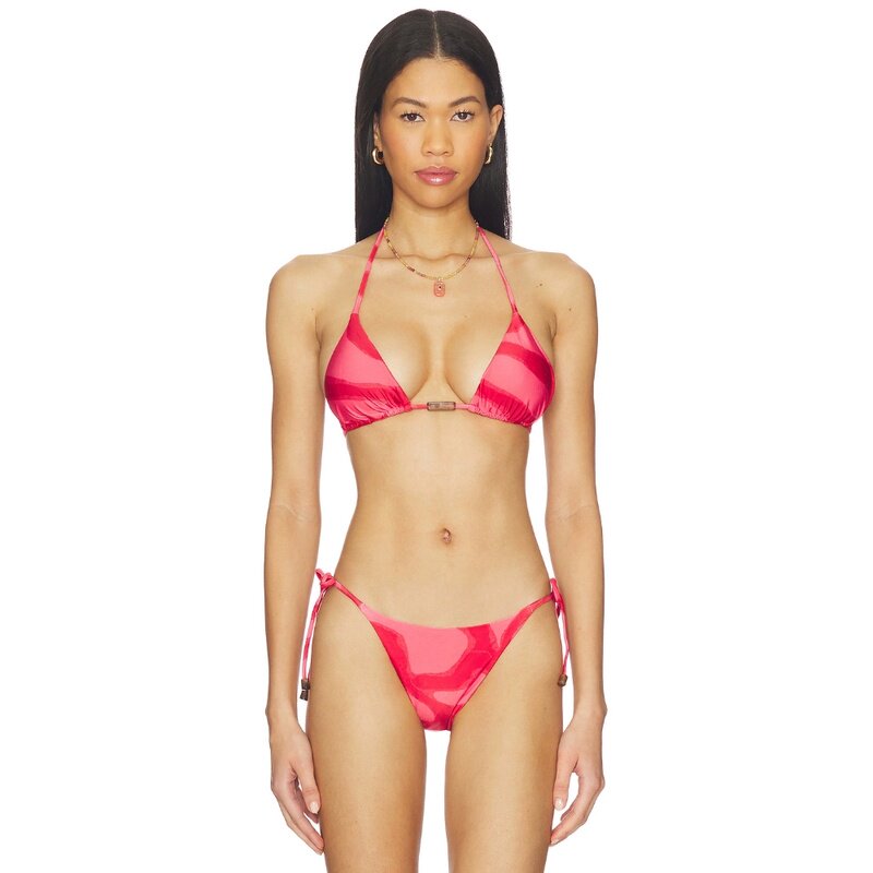 Vix Swimwear IGGY比基尼泳衣上装REVOLVE粉色