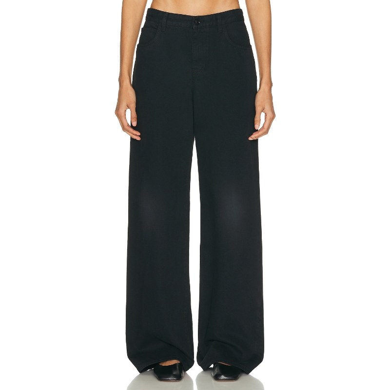 The Row EGLITTA 牛仔裤 黑色 美式复古风小众新款