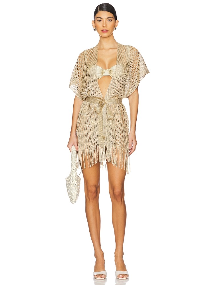 Luli Fama SHORT 系腰带裙子 revolve小众新款 金属金色,女装/女士精品,连衣裙,淘宝优惠券,粉丝福利购,淘宝优惠卷