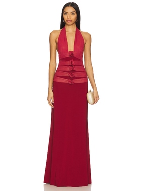 Maygel Coronel VILLADIEGO 裙子 红色REVOLVE小众新款