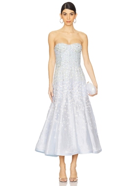 LA FUORI GOWN 长裙 Baby BlueREVOLVE小众新款