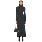 冬季 新品 Staud VANYA 针织连衣裙保暖深灰色REVOLVE小众