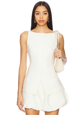 [冬季内搭]Line & Dot ADELLA 上装奶油色辣妹风REVOLVE新款