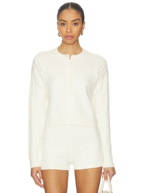 Show Me Your Mumu THROW ON 开衫 象牙白REVOLVE小众新冬季保暖