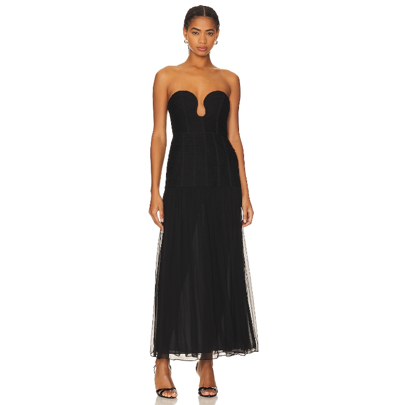 Shona Joy ISOLA 无带迷迪裙 y2k辣妹风REVOLVE小众新款