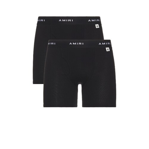Amiri Brief Boxer 2-pack 黑色REVOLVE小众新款