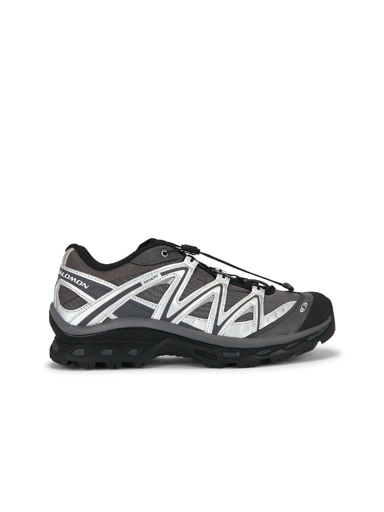 [夏季新品]Salomon 灰色运动鞋撞色抽绳系带低帮休闲鞋REVOLVE