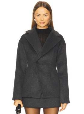 SNDYS JOVIE CINCHED 西装 深灰色 老钱风REVOLVE小众新款