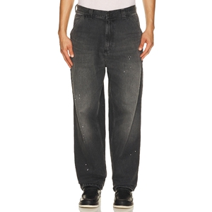 Carhartt WIP黑色裤装泼墨牛仔酷飒风早秋新品休闲裤REVOLVE